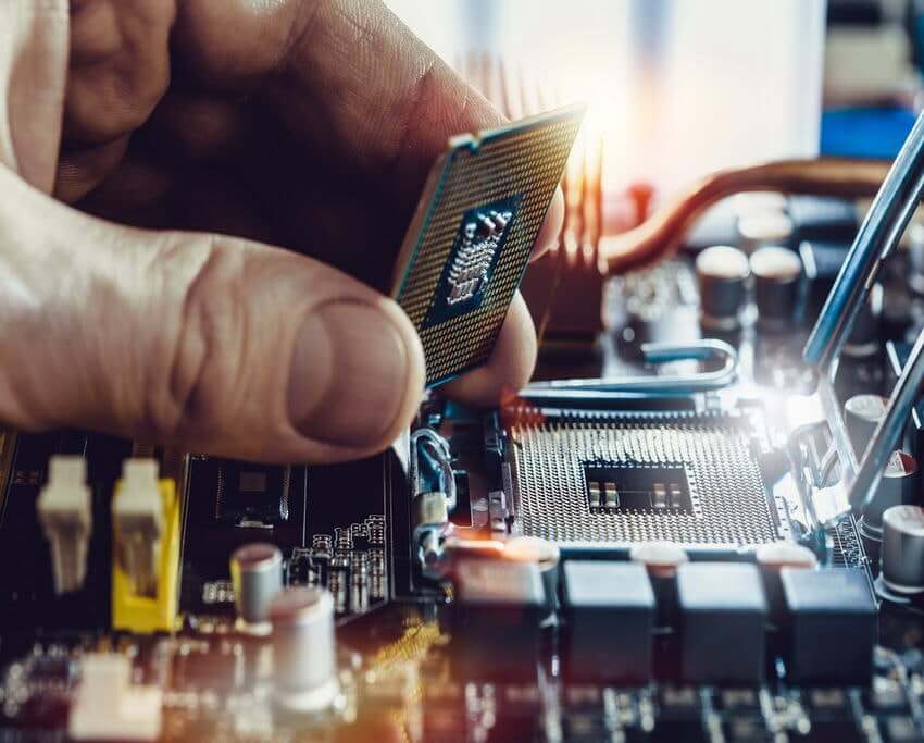 Silikon-Dichtung für Prozessor in Elektronik-Anwendung