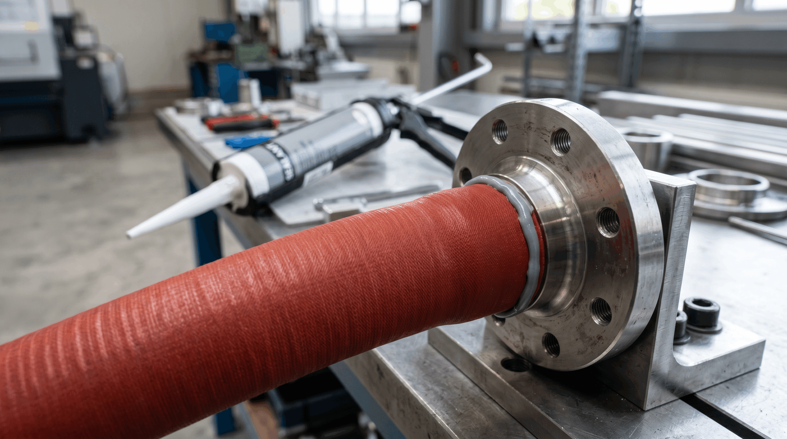 Silikon richtig kleben — industrielle Klebeanwendung