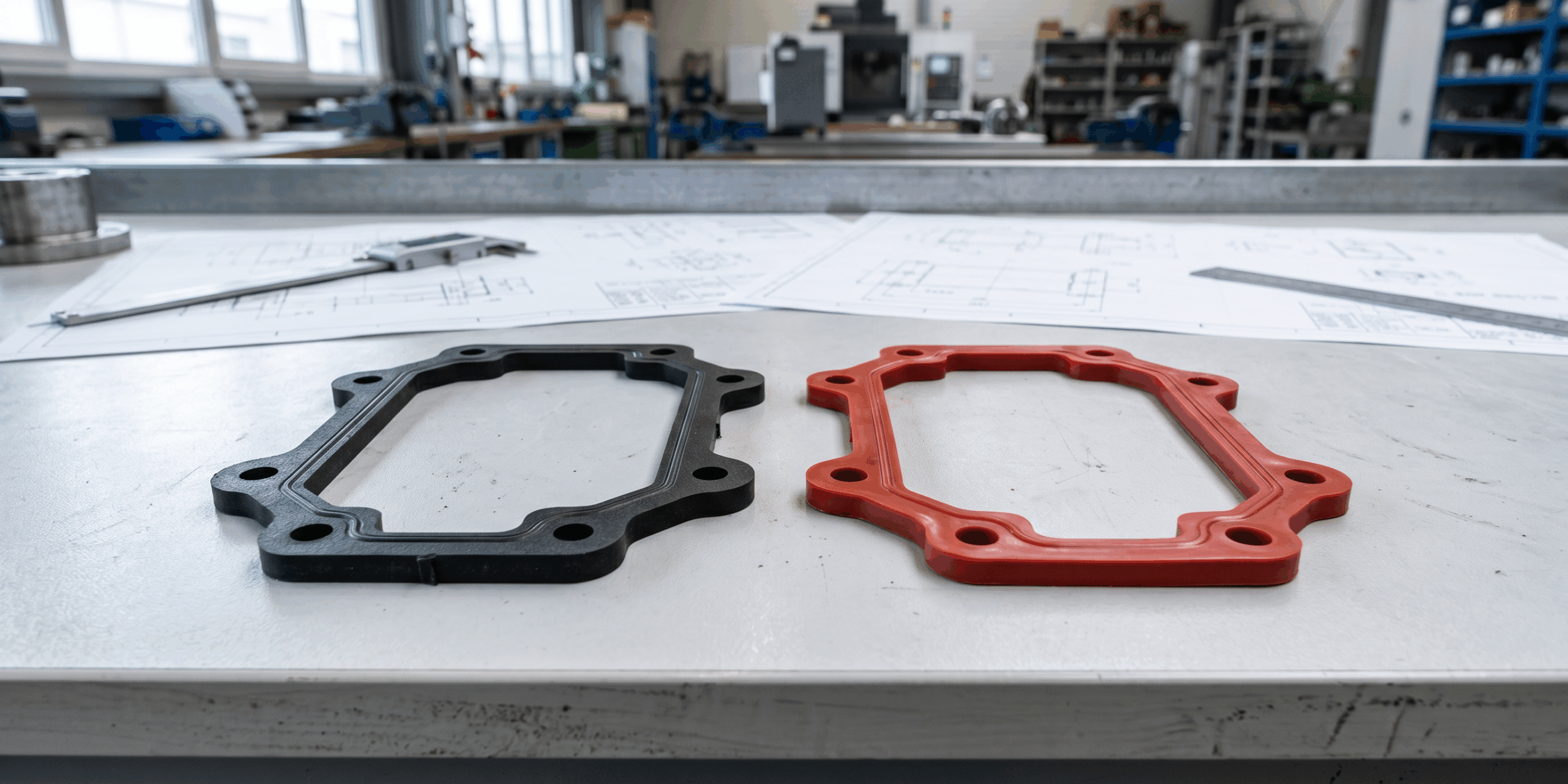 Silikon- und EPDM-Dichtungen im direkten Vergleich