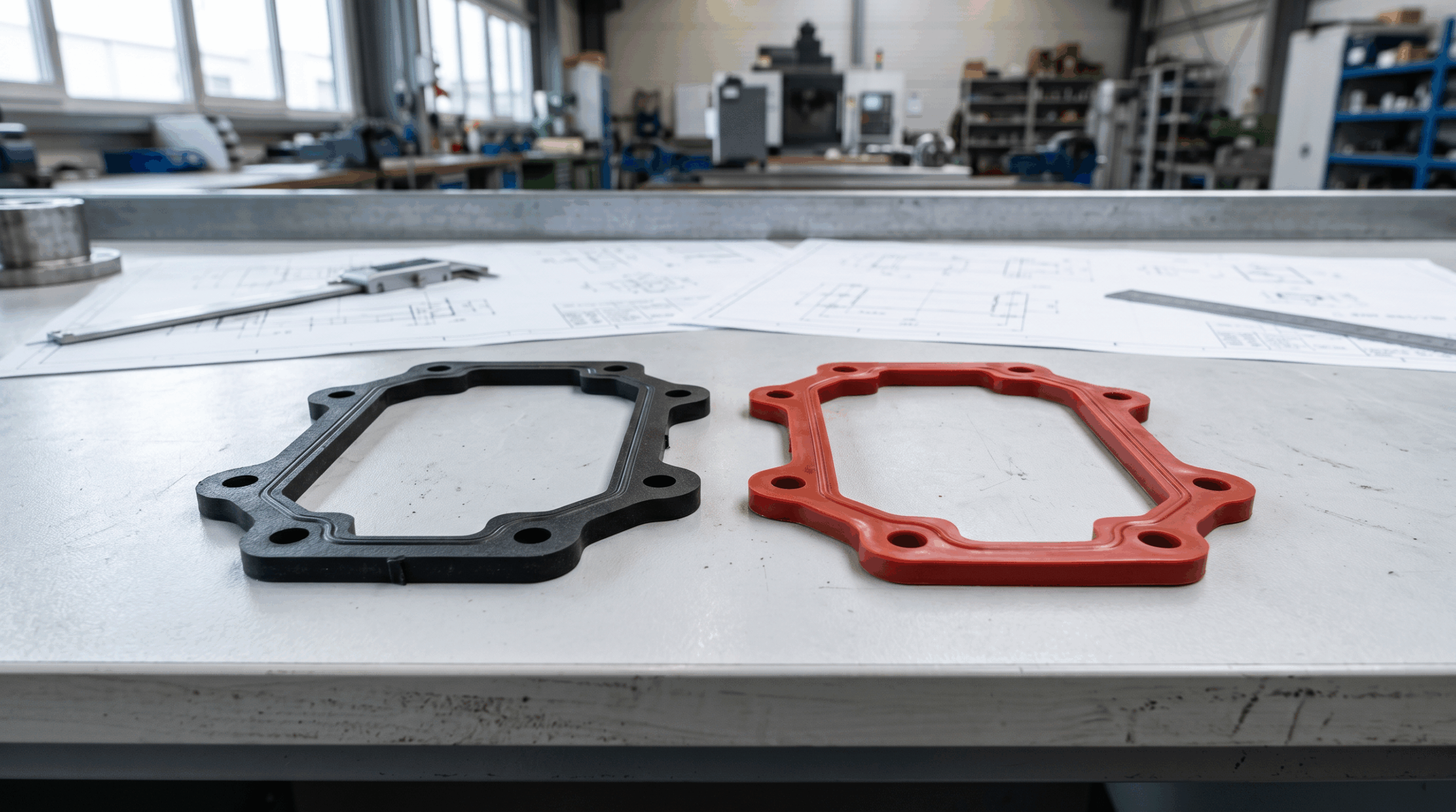 Silikon- und EPDM-Dichtungen im direkten Vergleich