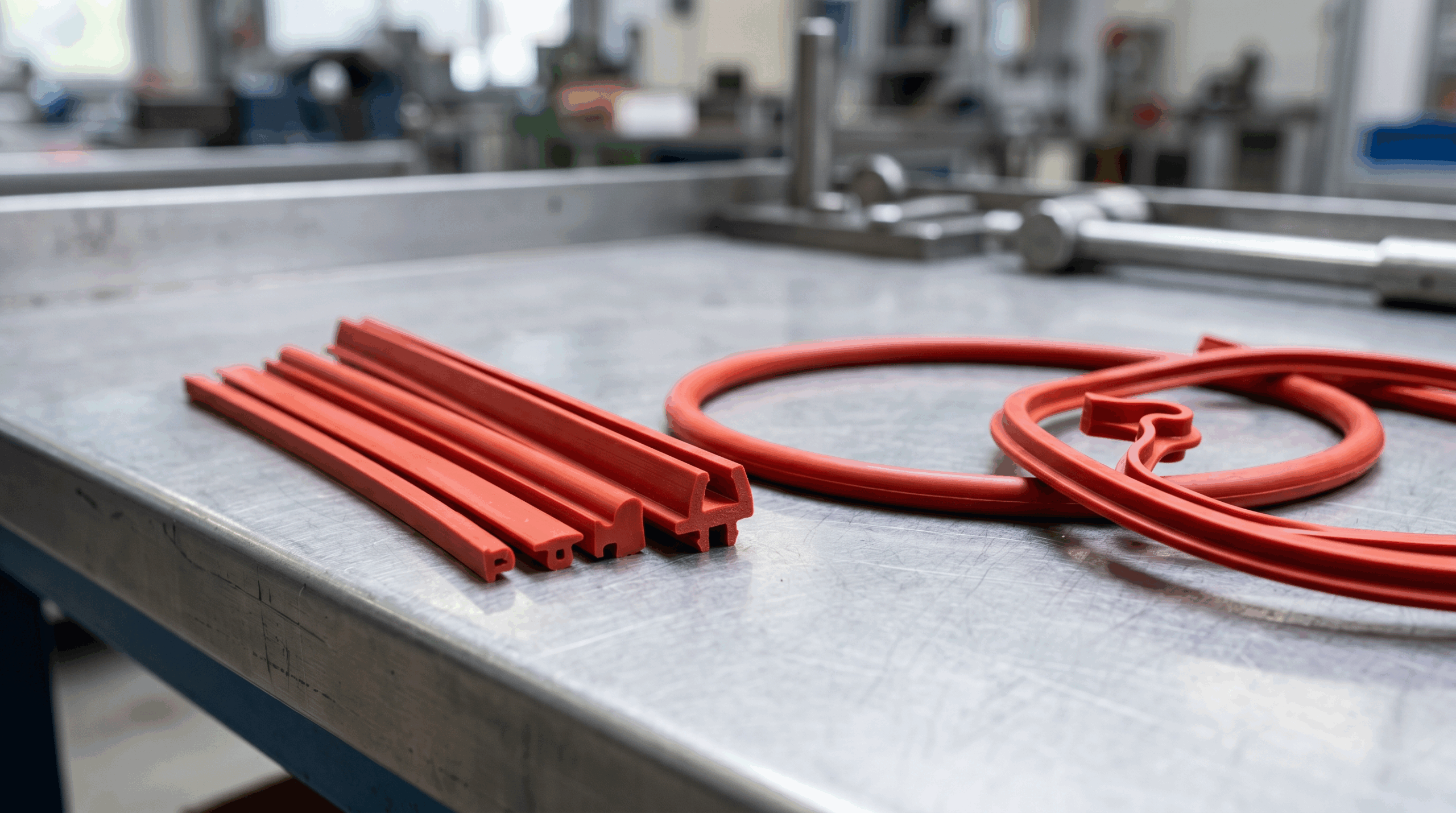 Industrielle Silikonprofile für Dichtungsanwendungen
